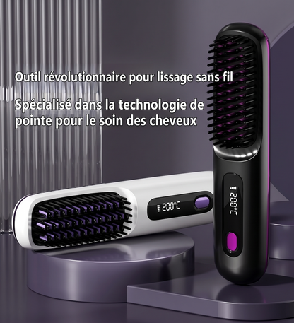 Cordless Portable Hair and Beard Straightener USB C