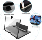 Loupe écran de téléphone portable 12 pouces HD 3D pliable - Amplificateur vidéo