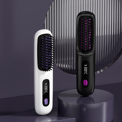 Cordless Portable Hair and Beard Straightener USB C
