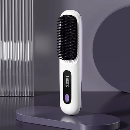 Cordless Portable Hair and Beard Straightener USB C