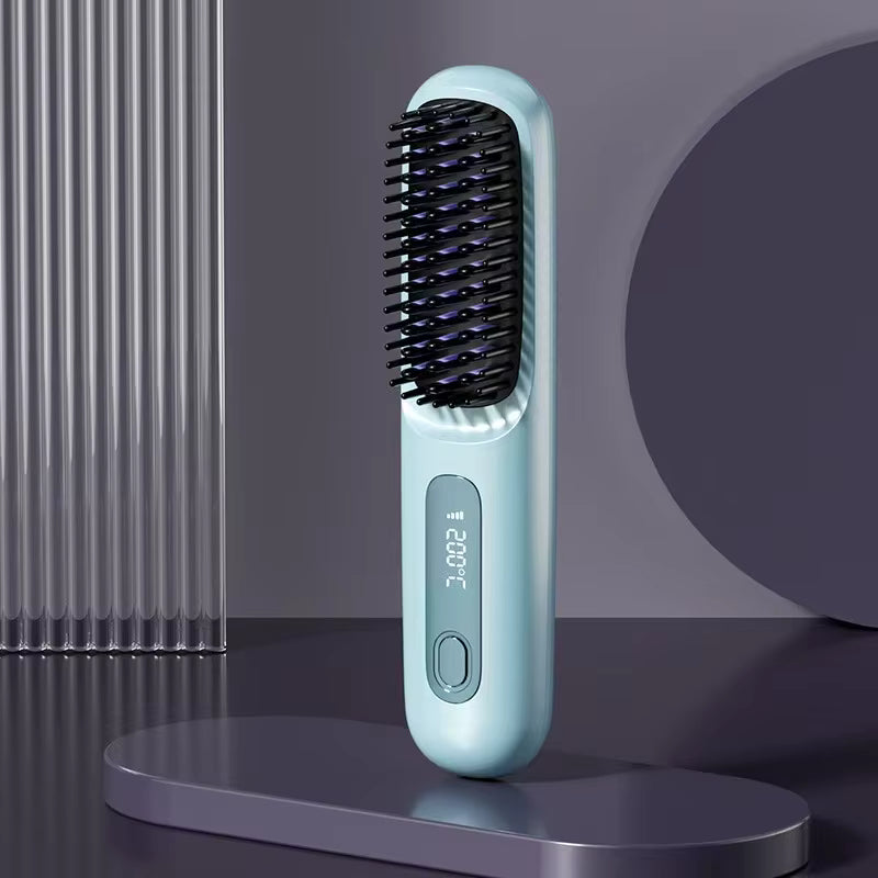 Cordless Portable Hair and Beard Straightener USB C