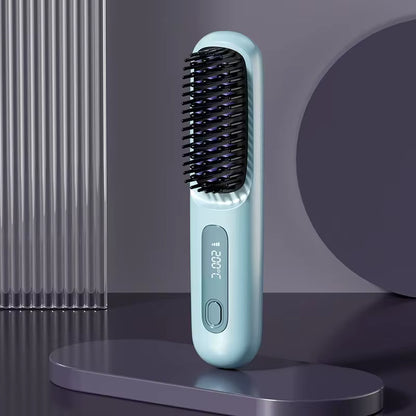 Cordless Portable Hair and Beard Straightener USB C