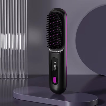 Cordless Portable Hair and Beard Straightener USB C