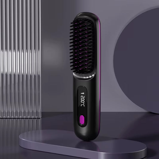 Cordless Portable Hair and Beard Straightener USB C