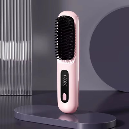 Cordless Portable Hair and Beard Straightener USB C