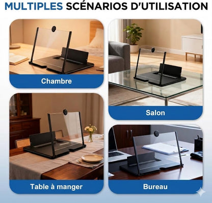 12-inch HD 3D Foldable Mobile Phone Screen Magnifier - Video Amplifier